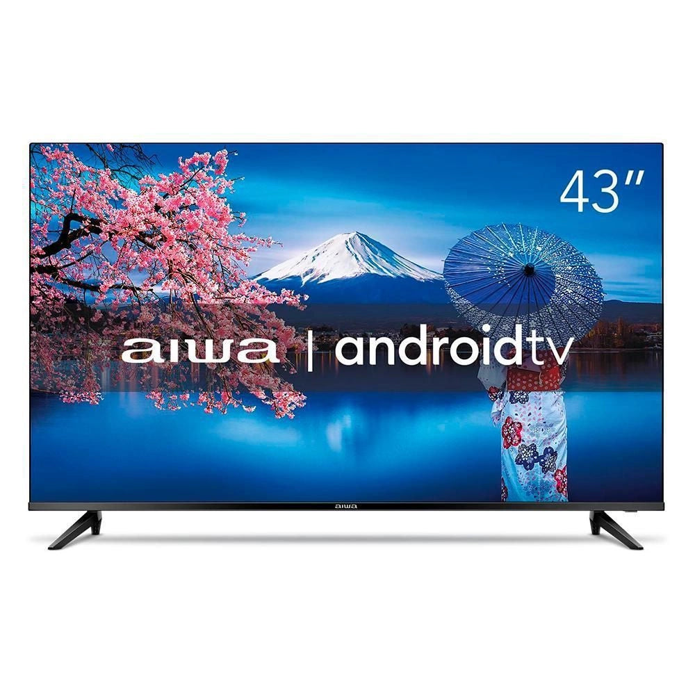 Smart TV 43" LED AIWA BL-02-A 2 HDMI 2 USB Processador Quad Core