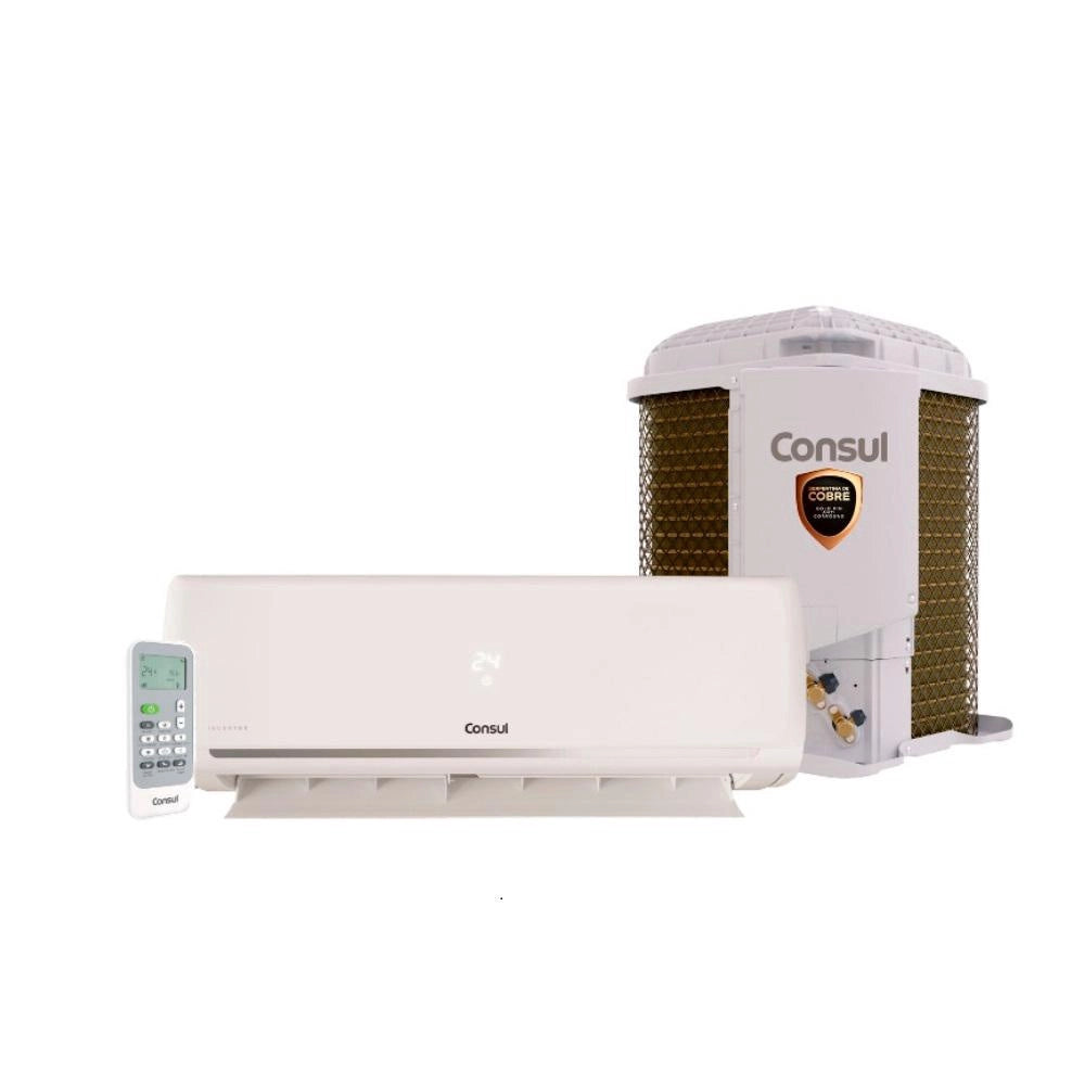 Ar Condicionado Split Consul Dual Inverter 12.000 BTU/h Frio Monofásico Branco CBK12EB/CBL12EB - 220V