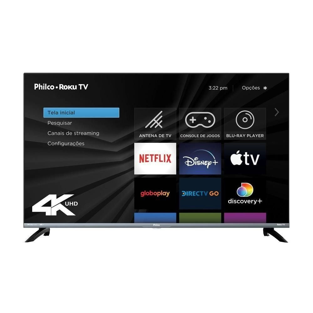 Smart TV Philco 43" UHD 4K PTV43G70R2CSGBL HDR10 Dolby LED