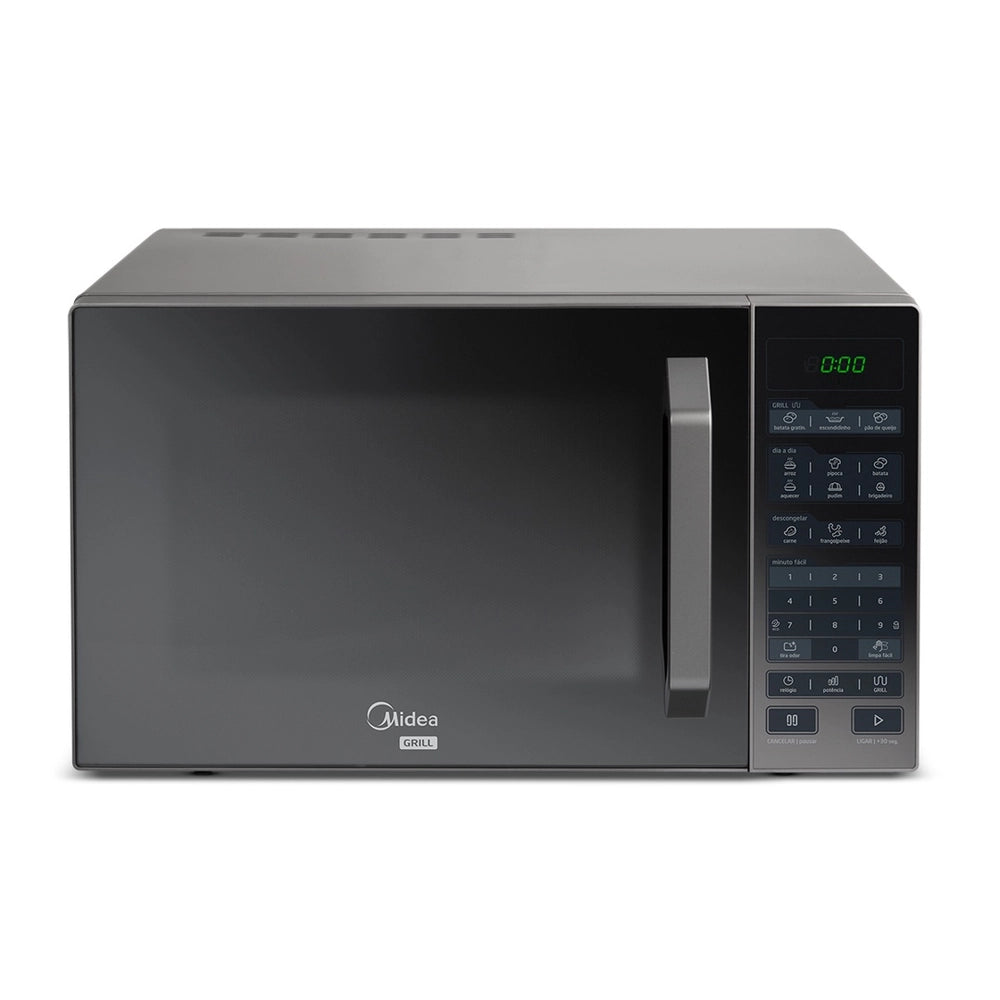 Micro-ondas 35L grill prata espelhado midea MXGA35S1/MXGA35S2