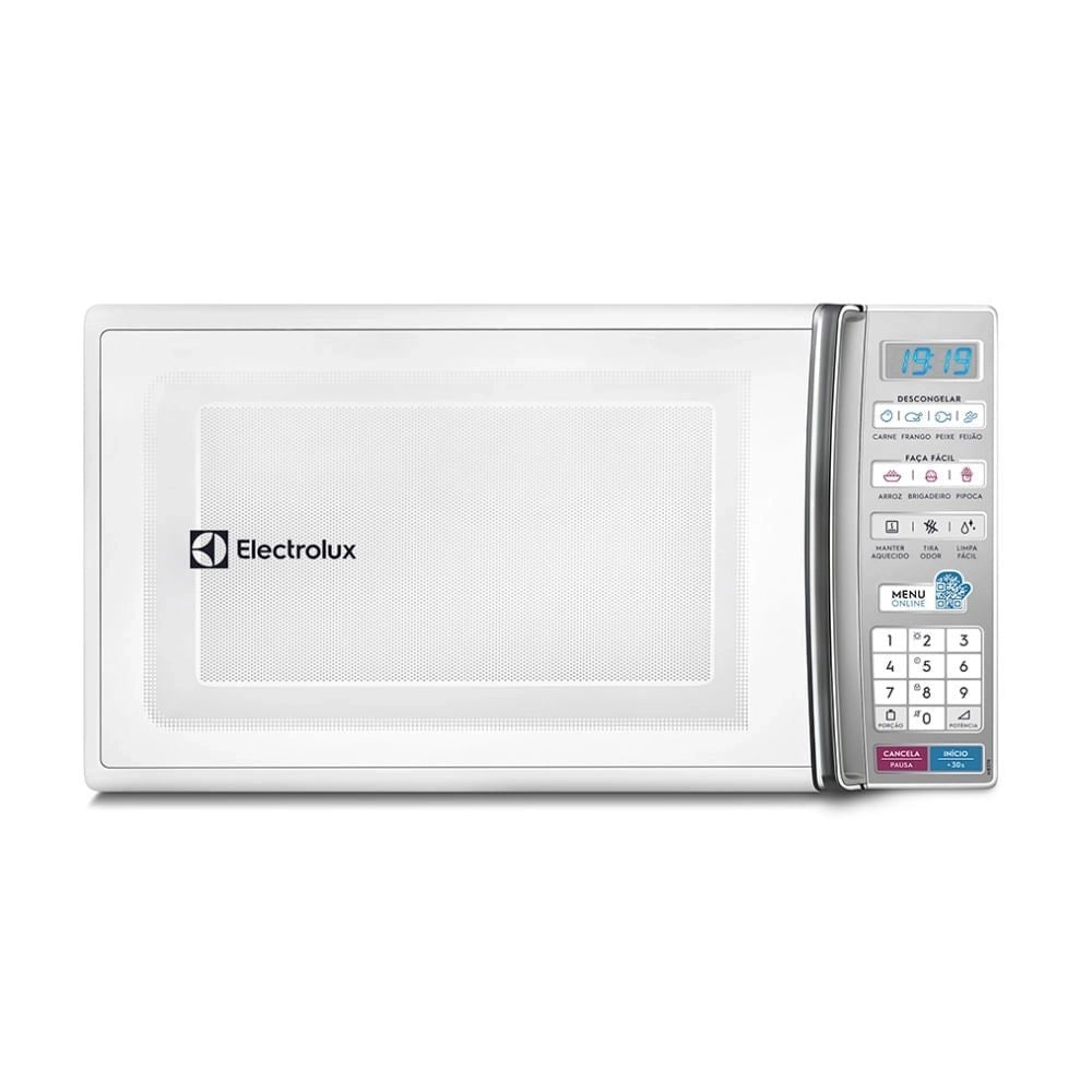 Micro-ondas Electrolux Branco 27L com 55 Receitas Pré-Programadas no Menu Online (MB37R)