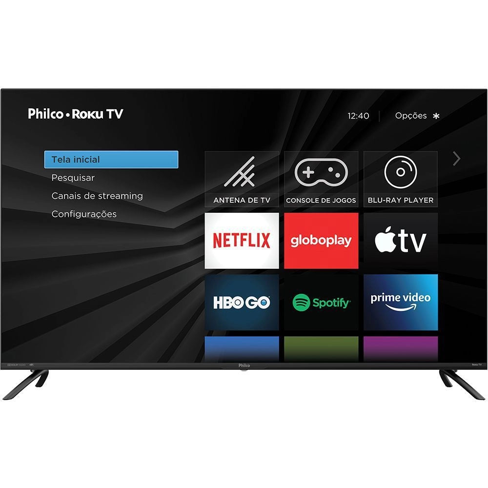 Smart TV Philco Roku 50" UHD 4K PTV50G70R2CBBL