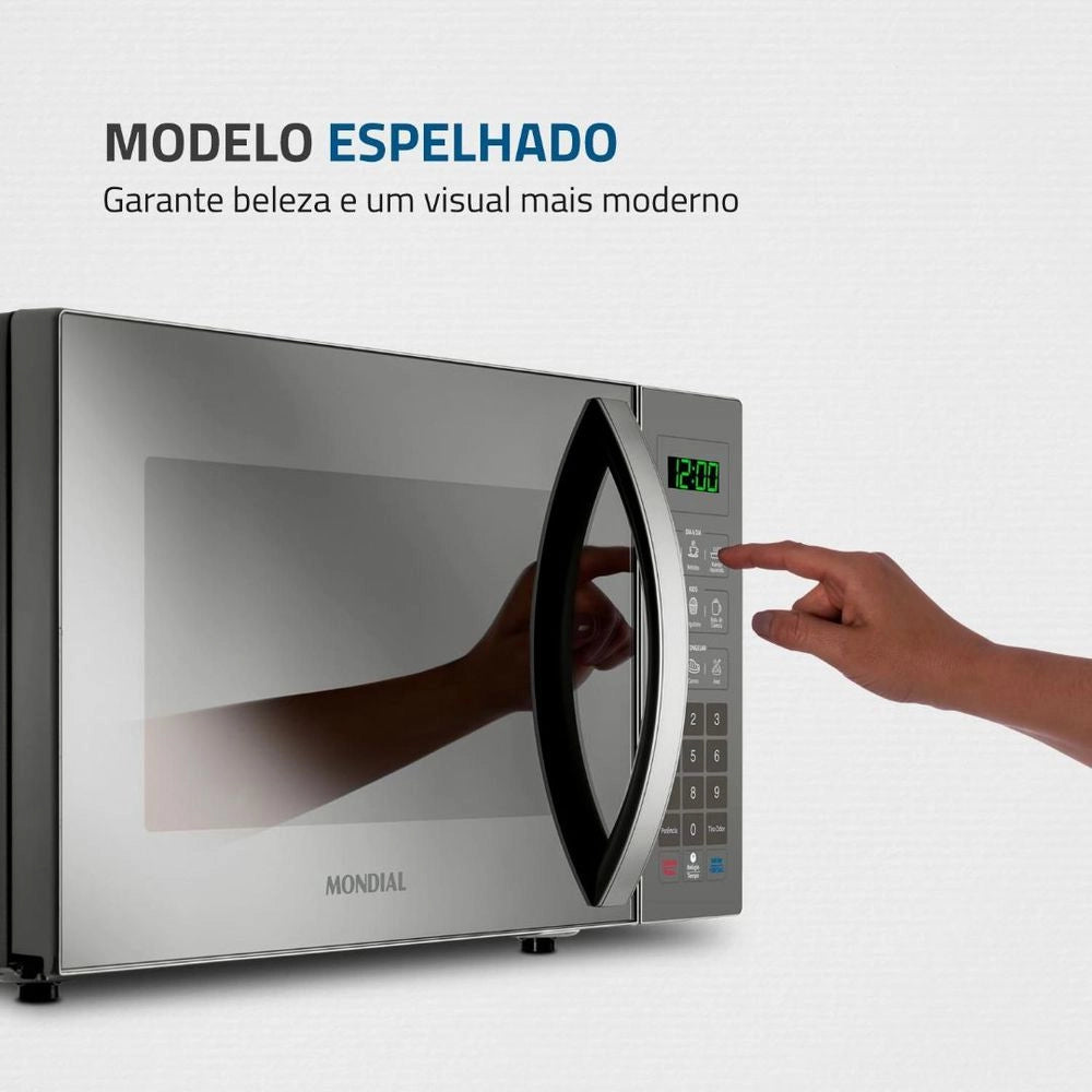 Micro-ondas Mondial MO-02-34-E 1400W 34 Litros Inox