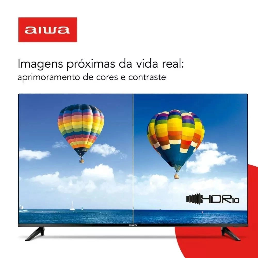 Smart TV 43 Aiwa AWS-TV-43-BL-01 Full HD Borda Ultrafina