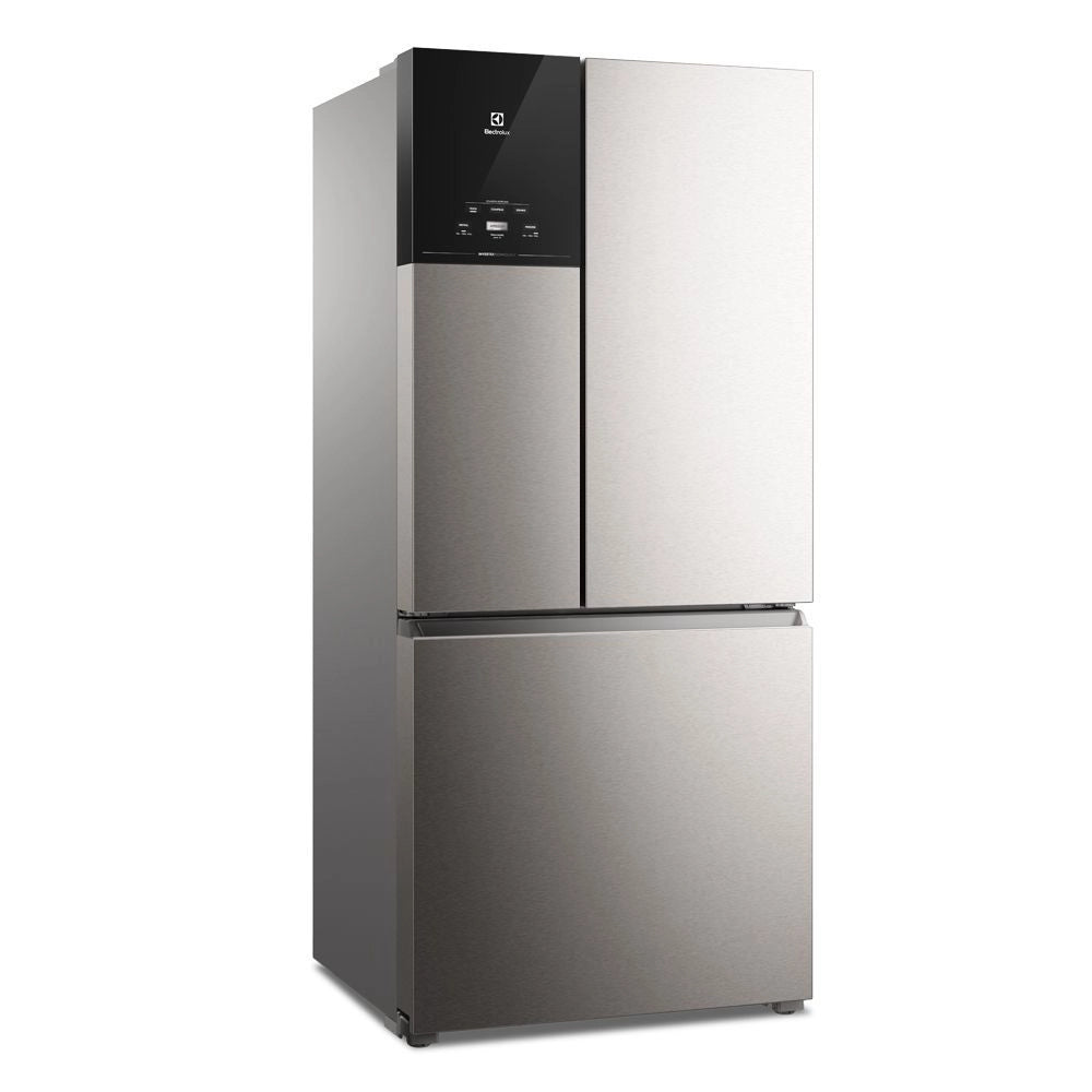 Geladeira Electrolux Frost Free Inverter 590L AutoSense 3 Portas Cor Inox Look (IM8S)