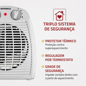 Aquecedor de Ar Mondial 1500W - A-08