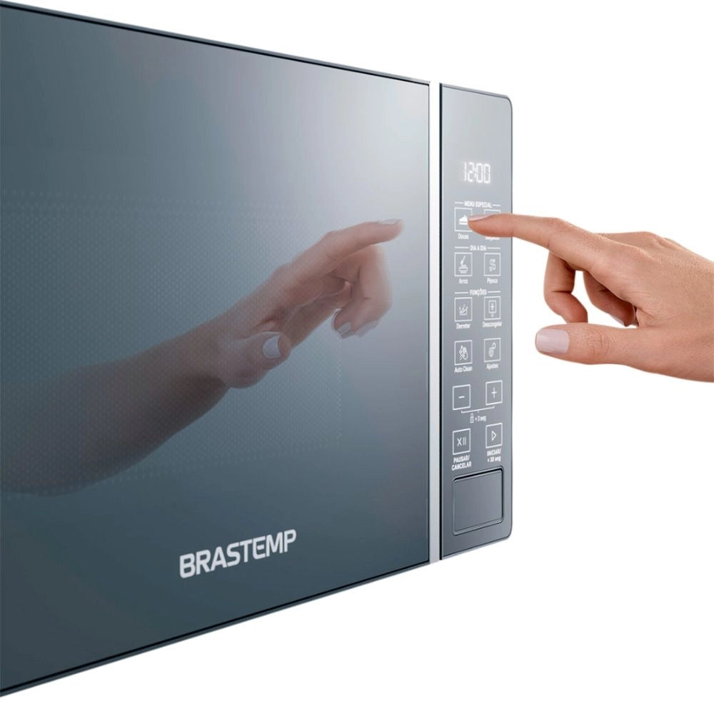 Micro-ondas Brastemp 20 litros Inox Espelhado BMS20