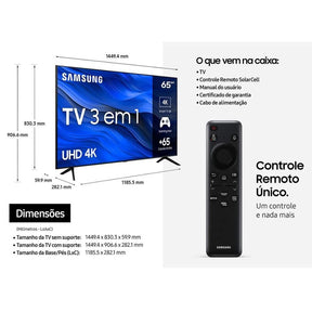 Smart TV Samsung 50" UHD 4K 50CU7700 2023