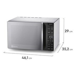 Micro-ondas Electrolux 36L Prata e Preto Espelhado Efficient ME36S