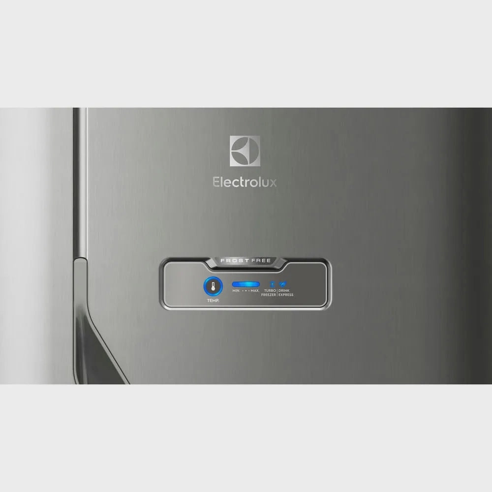 Geladeira/Refrigerador Frost Free cor Inox 310L Electrolux (TF39S)