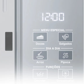 Micro-ondas Brastemp 20 litros Inox Espelhado BMS20